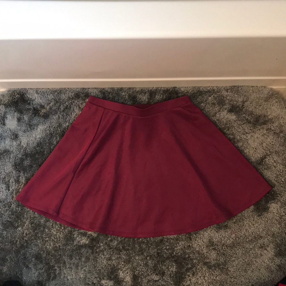 Charlotte Russe dark purple skater skirt